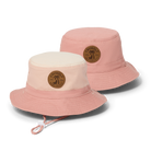 Crywolf Reversible Bucket Hat (Blush Colourblock)