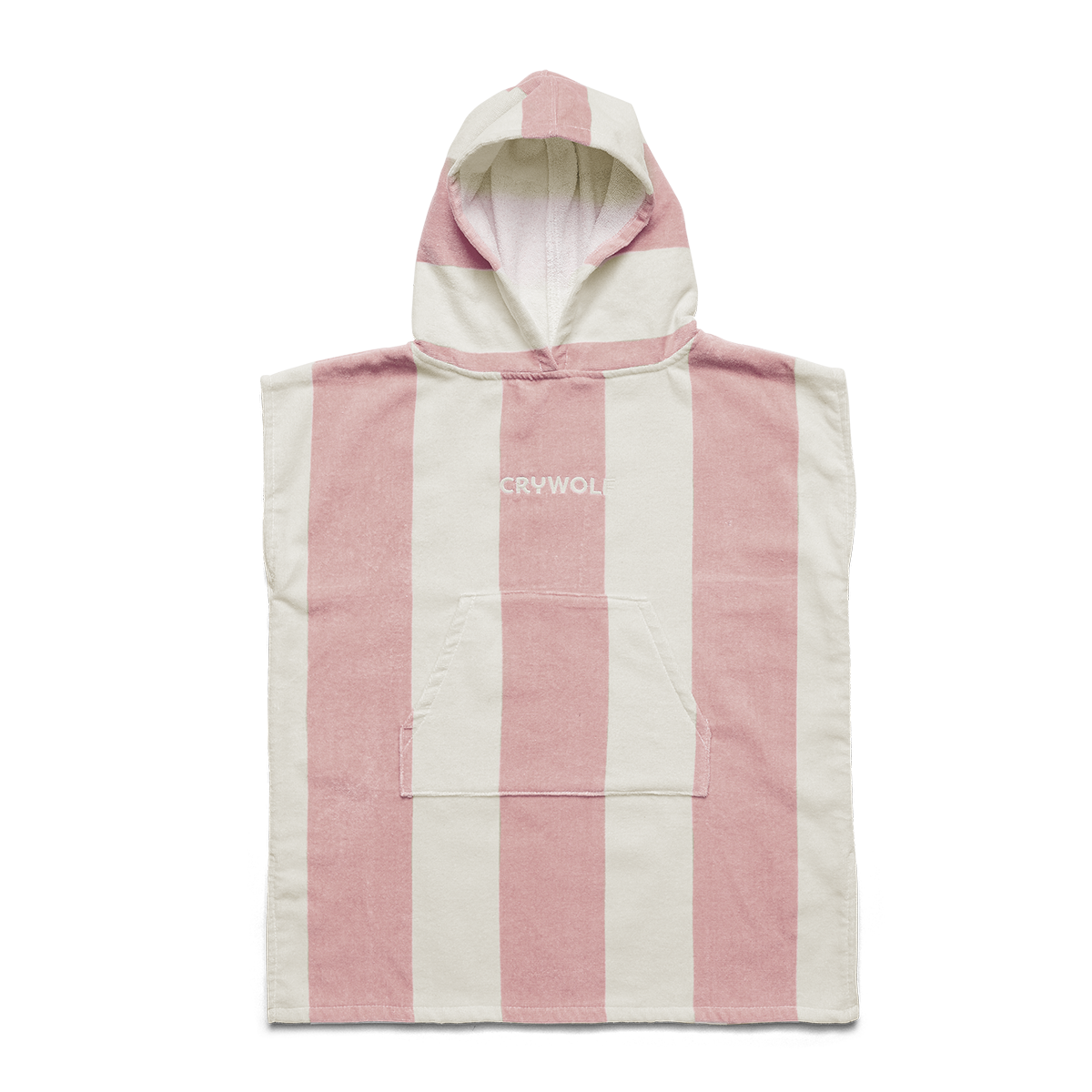 Crywolf Hooded Towel (Blush Stripe)