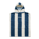 Crywolf Hooded Towel (Indigo Stripe)