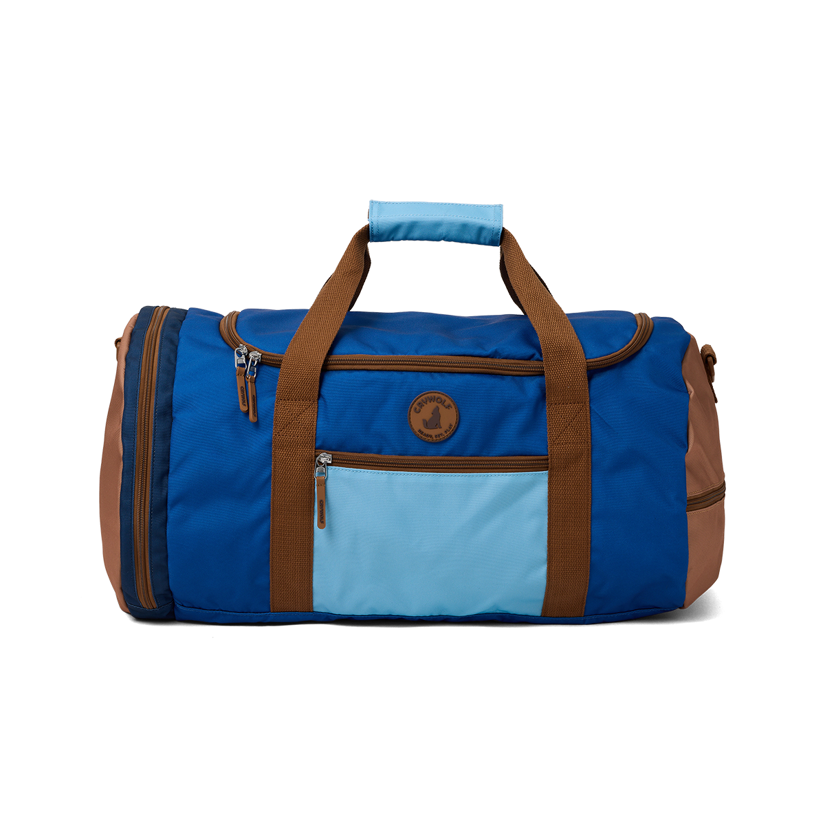 Crywolf Packable Duffel Bag (Deep Sea Colourblock)