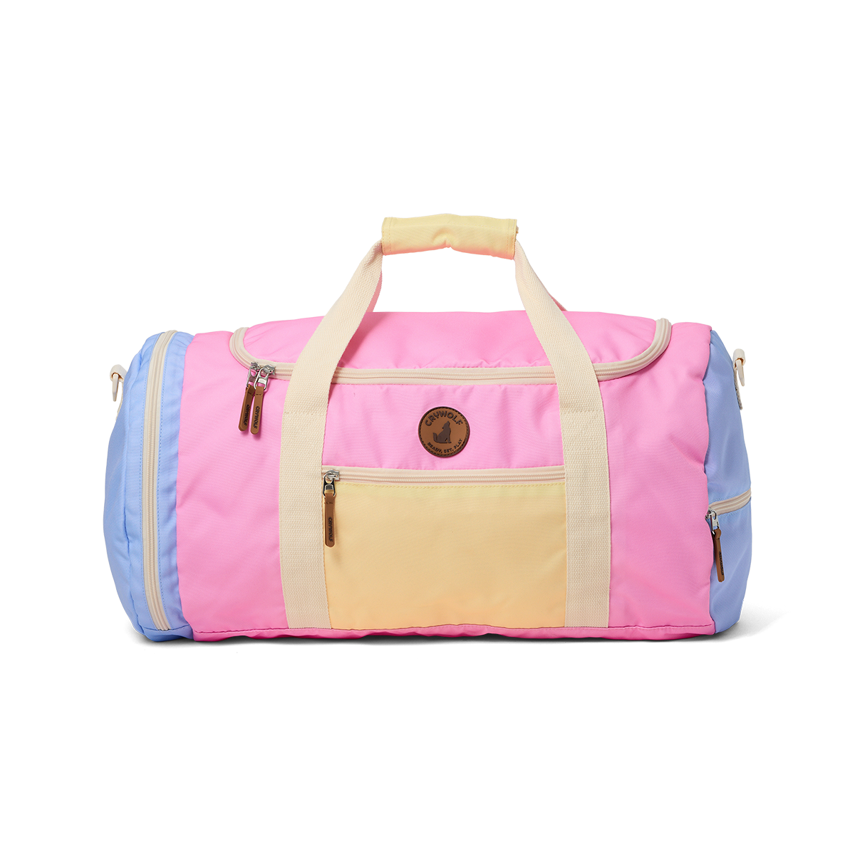 Crywolf Packable Duffel Bag (Pop Colourblock)