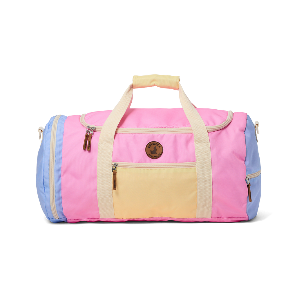 Crywolf Packable Duffel Bag (Pop Colourblock)