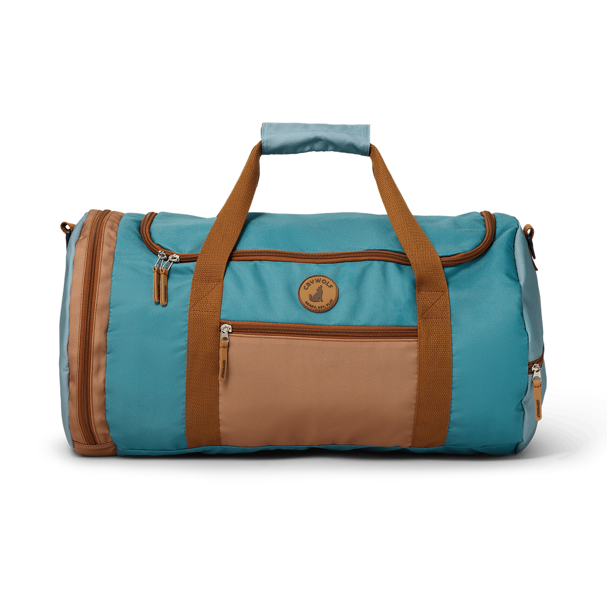 Crywolf Packable Duffel (Moss Colourblock)
