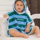 Crywolf Baby Hooded Towel (Deck Stripe)