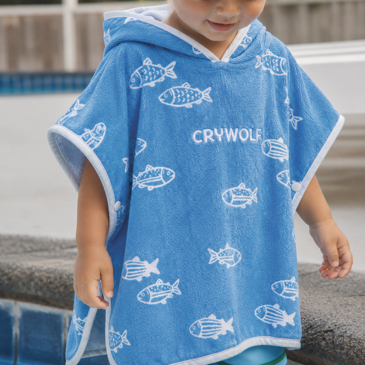 Crywolf Baby Hooded Towel (Fish School)