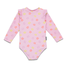 Crywolf Baby Long Sleeve Swimsuit (Hibiscus Bloom)