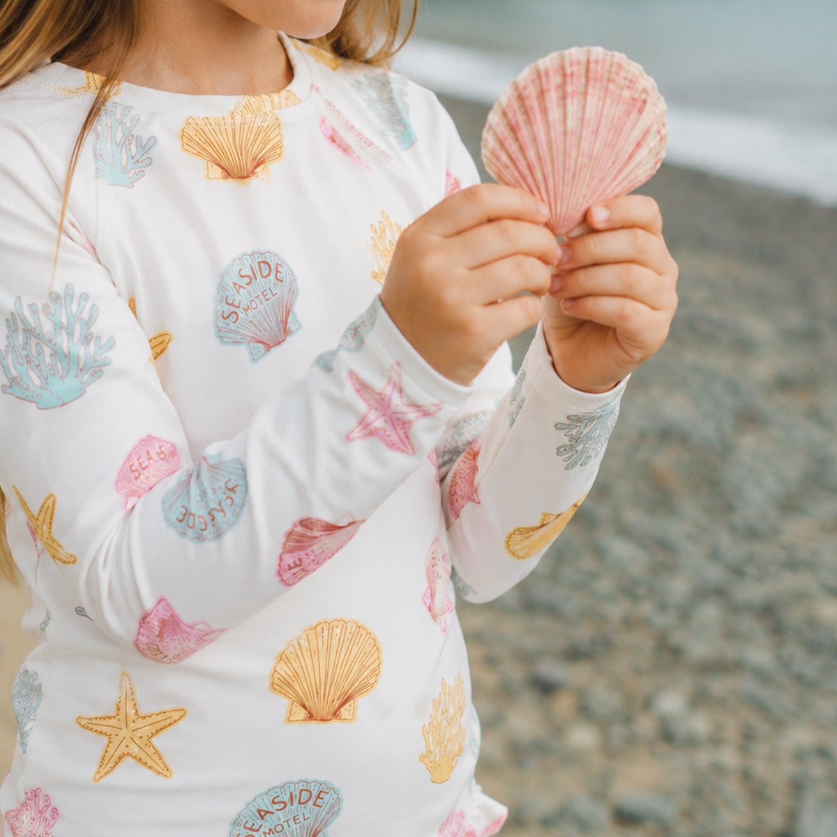 Crywolf Long Sleeve Swimsuit (Shell)