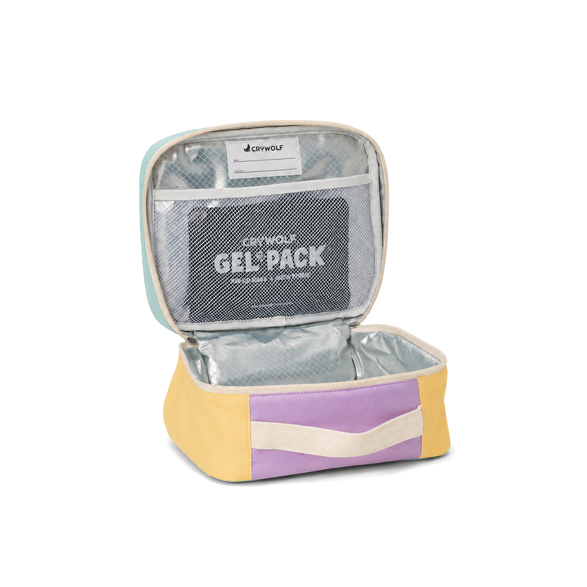 Crywolf Everyday Lunch Bag (Poolside Colourblock)