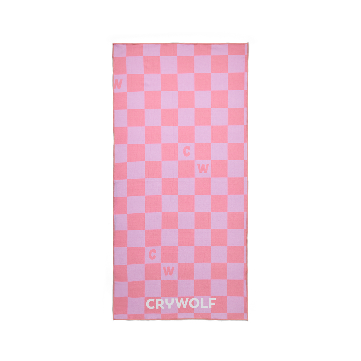 Crywolf Rapid Dry Towel (Flamingo Check)