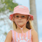 Crywolf Reversible Bucket Hat (Flamingo Stripe)