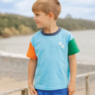 Crywolf Sun Smart T-Shirt (Seaside Colourblock)