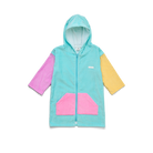 Crywolf Zip-Up Towel (Poolside Colourblock)
