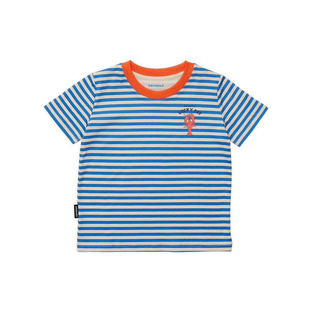 Crywolf Sun Smart T-Shirt (Lobster Stripe)