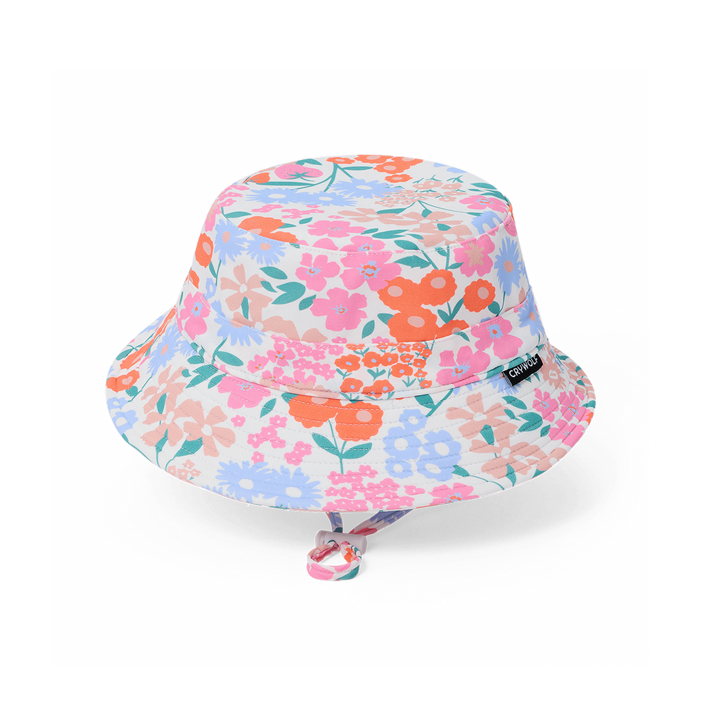 Crywolf Swim Bucket Hat (Berry Garden)