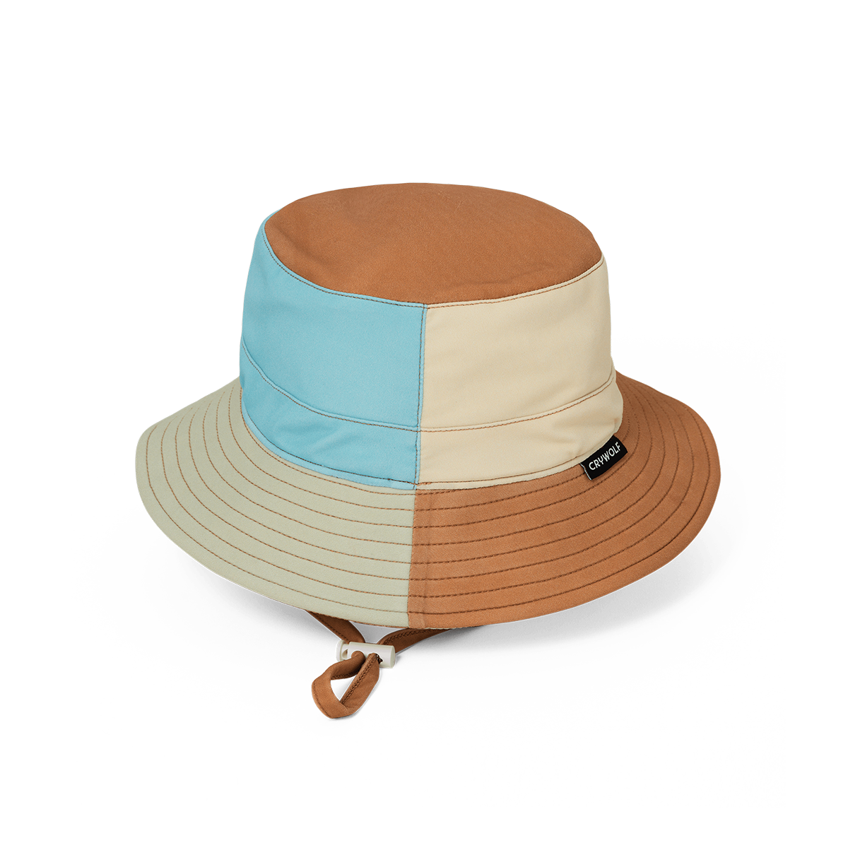 Crywolf Swim Bucket Hat (Ocean Colourblock)