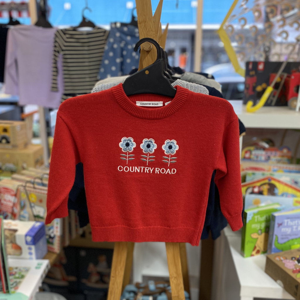 Country Road Bloom Logo Knit (Fiesta Red)