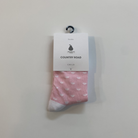 Country Road Mini Heart Socks (Playful Pink) - Girls