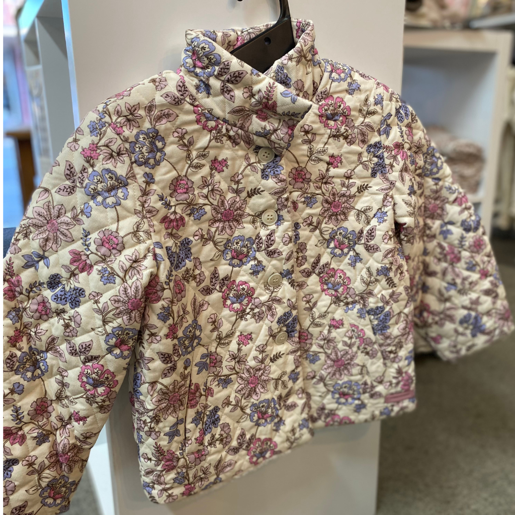 Country Road Print Sherpa Lined Jacket (Winter Garden) 1