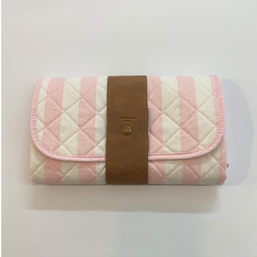 Country Road Stripe Change Mat (Mineral Pink)