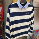 Country Road Teen LS Rugby Tee (Navy Stripe)