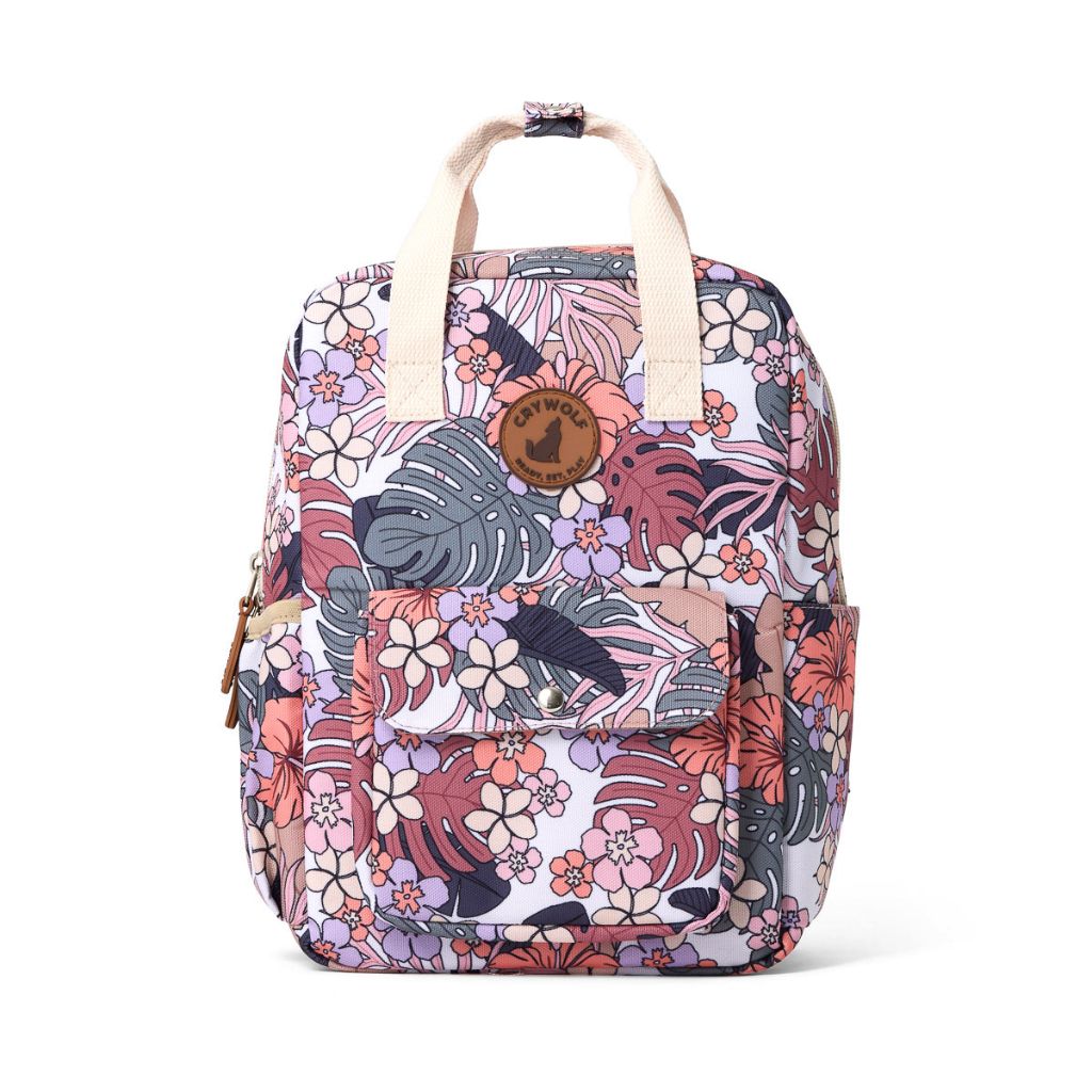 Crywolf Mini Backpack (Tropical Floral)