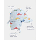 Toshi Flap Cap Arcadia Sunhat (Big Mini)