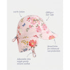 Toshi Flap Cap Arcadia Sunhat (Wild Garden)