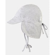 Toshi Flap Cap Baby Sunhat (Dove)