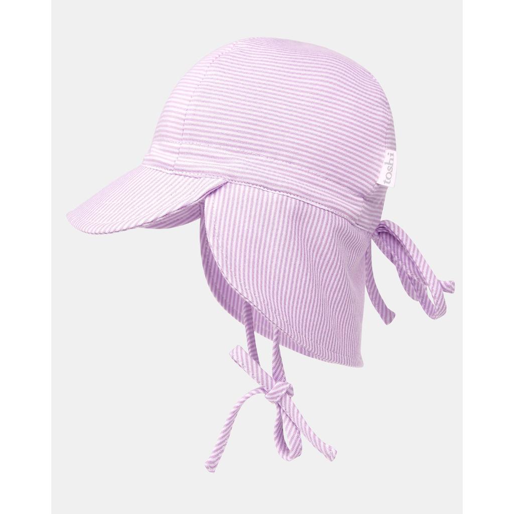 Toshi Flap Cap Baby Sunhat (Lavender)