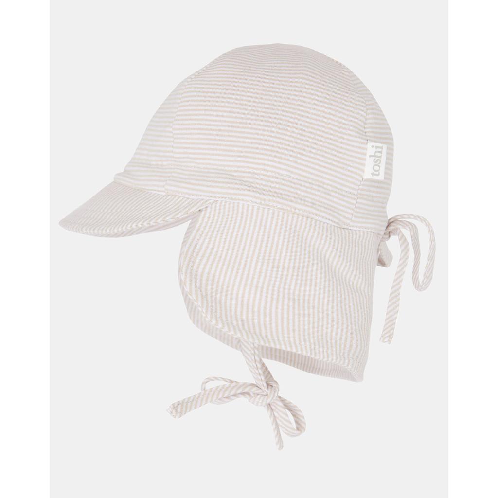 Toshi Flap Cap Baby Sunhat (Peanut)