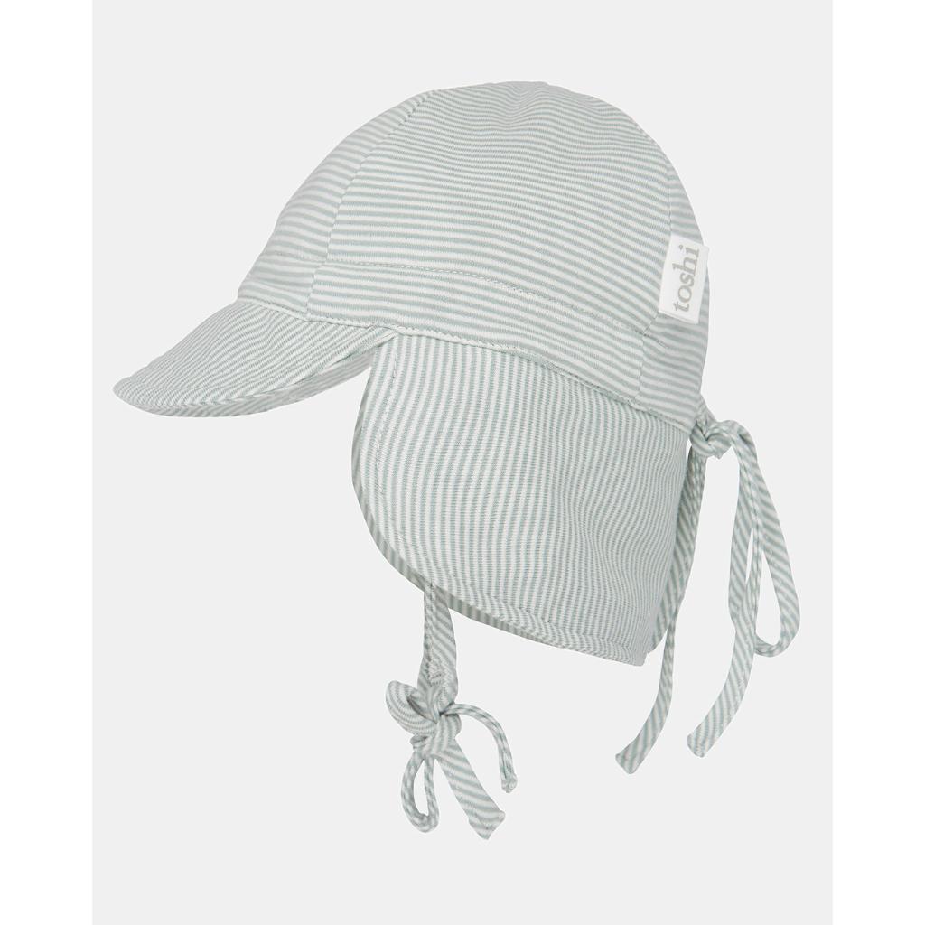 Toshi Flap Cap Baby Sunhat (Sage)