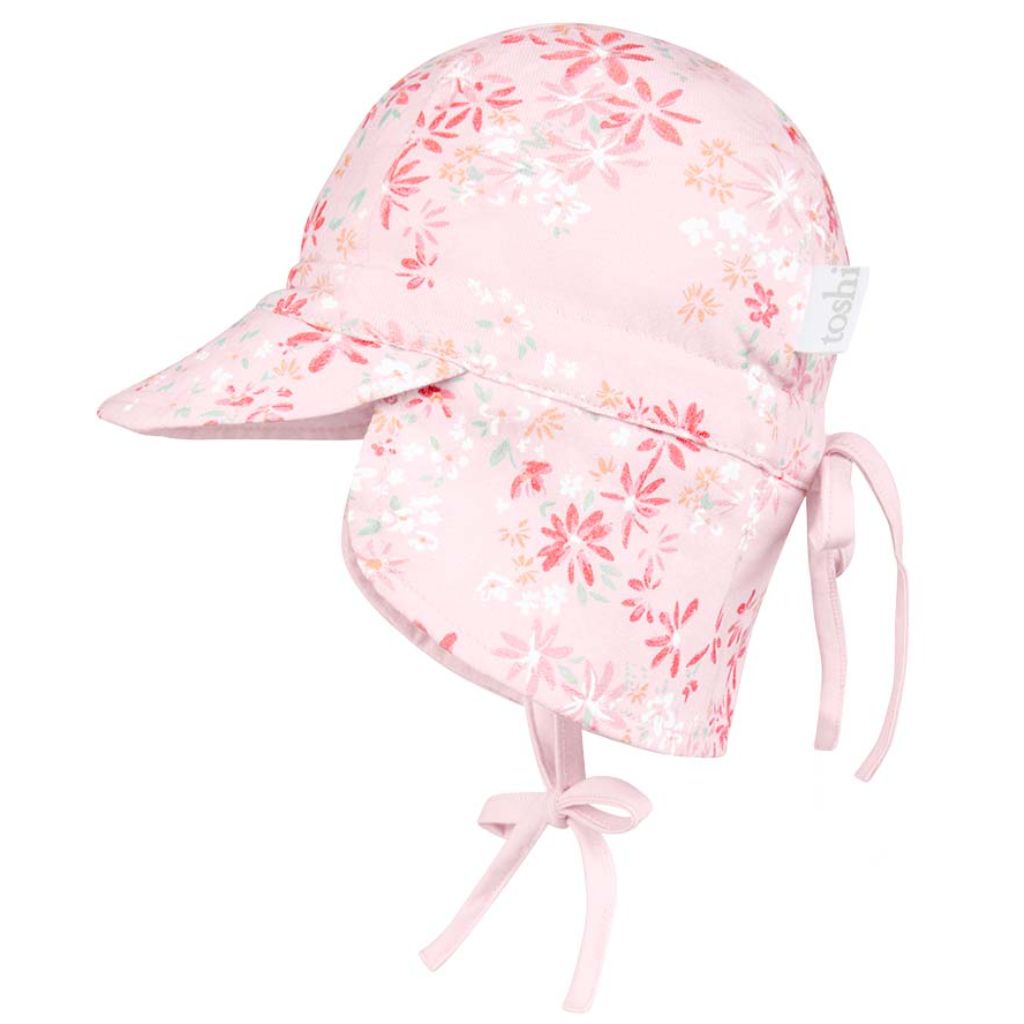 Toshi Flap Cap Bambini Sunhat (Athena Blossom)