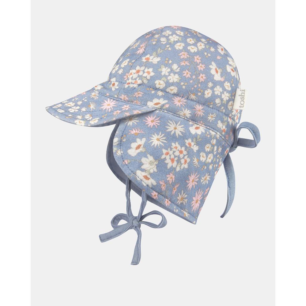 Toshi Flap Cap Bambini Sunhat (Eva Dusk)