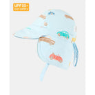 Toshi Flap Cap Down Under Sunhat (Fast Lane Sky)
