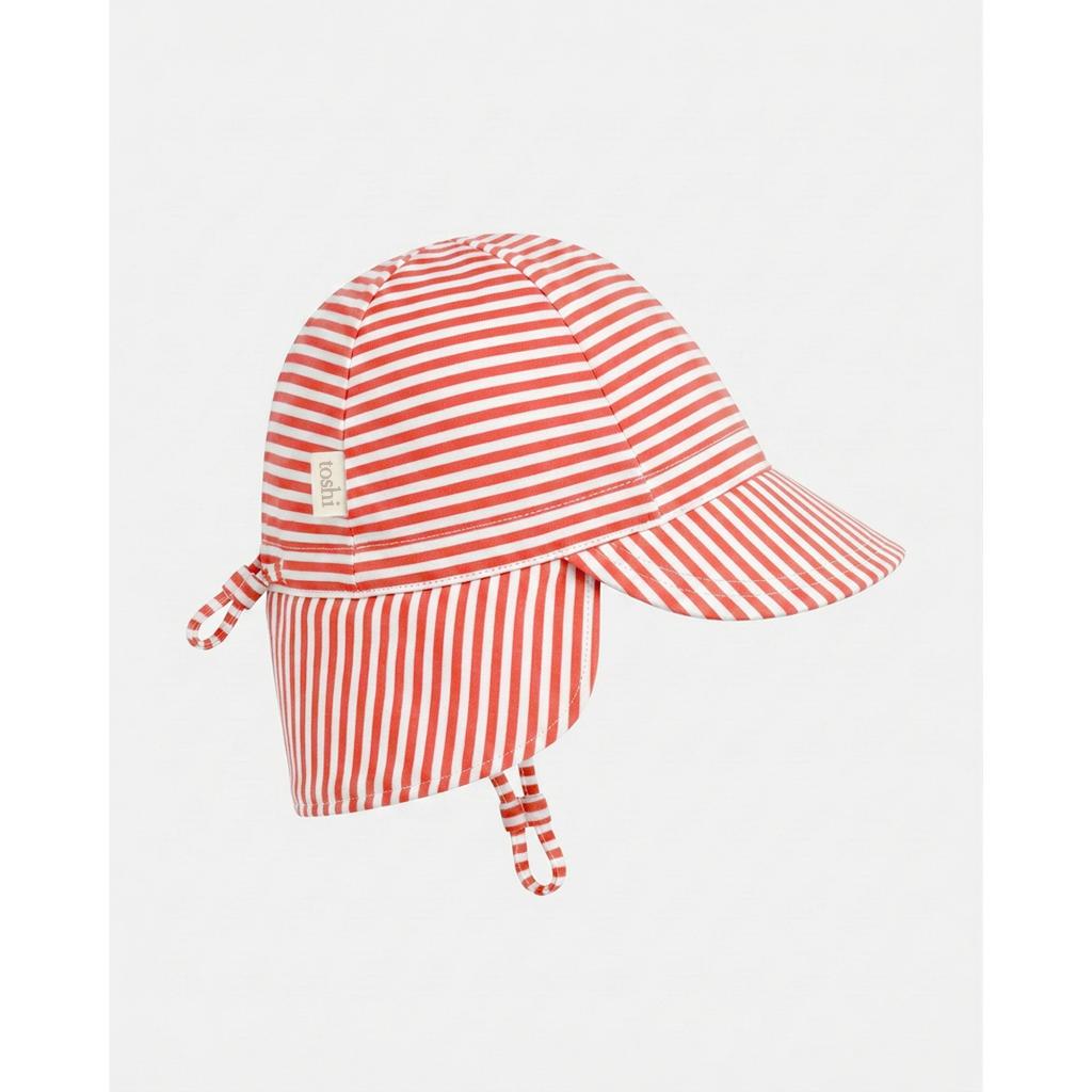 Toshi Flap Cap Mini Sunhat (Lobster)
