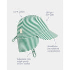Toshi Flap Cap Mini Sunhat (Pistachio)