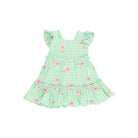 Fox & Finch Grow Wild Embroidered Check Dress