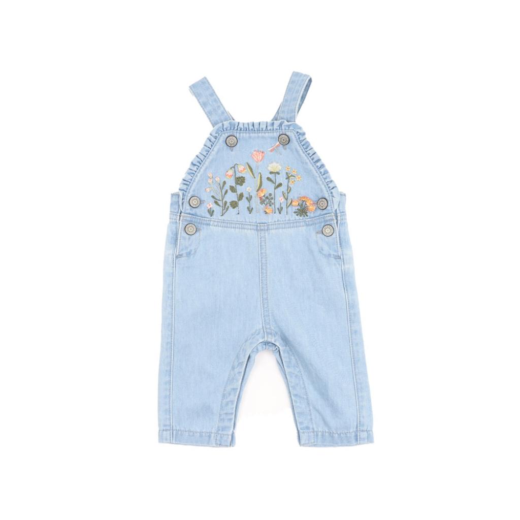 Fox & Finch Botanica Embroidered Overalls