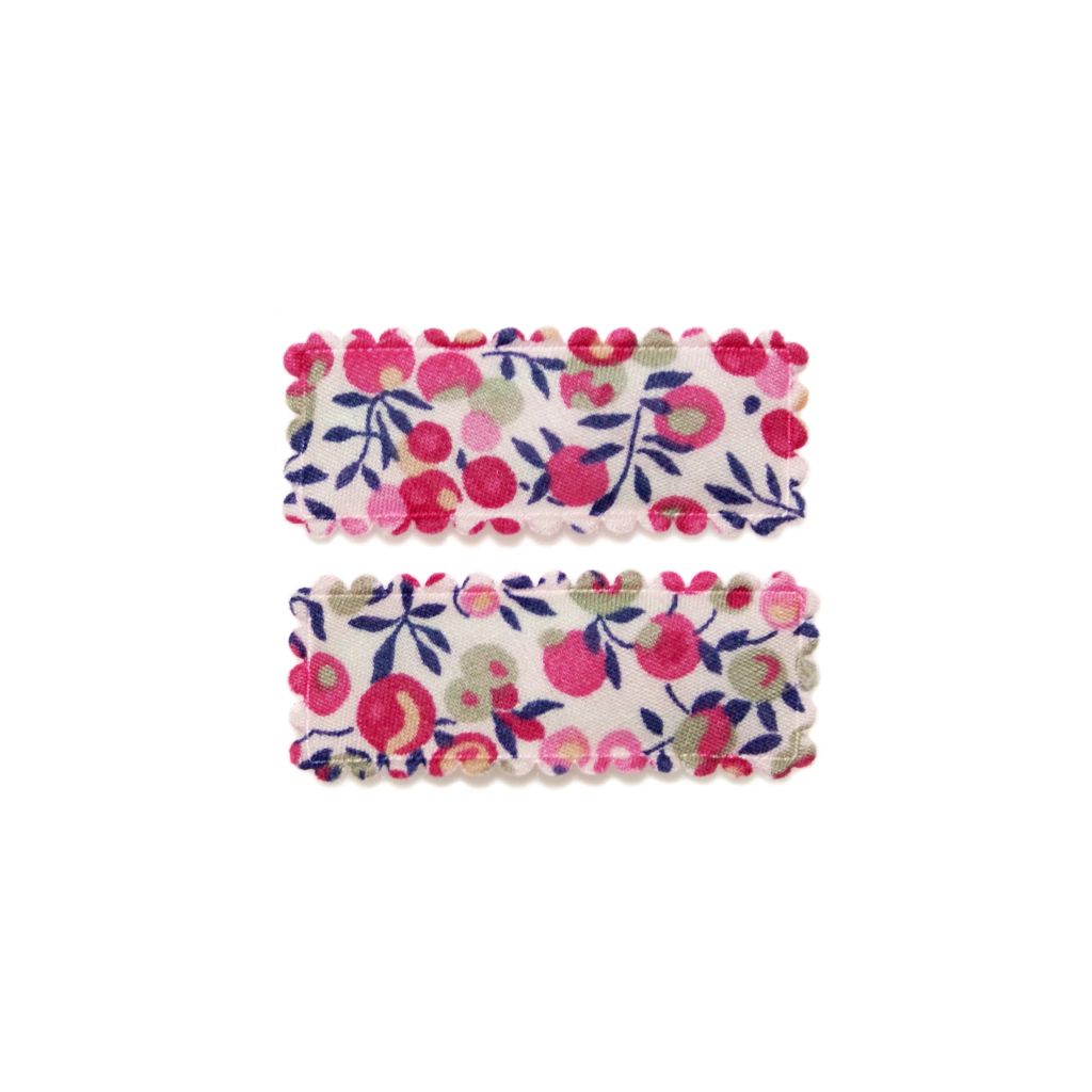 Goody Gumdrops Liberty Wiltshire Bud Small Rectangle Snap Clips