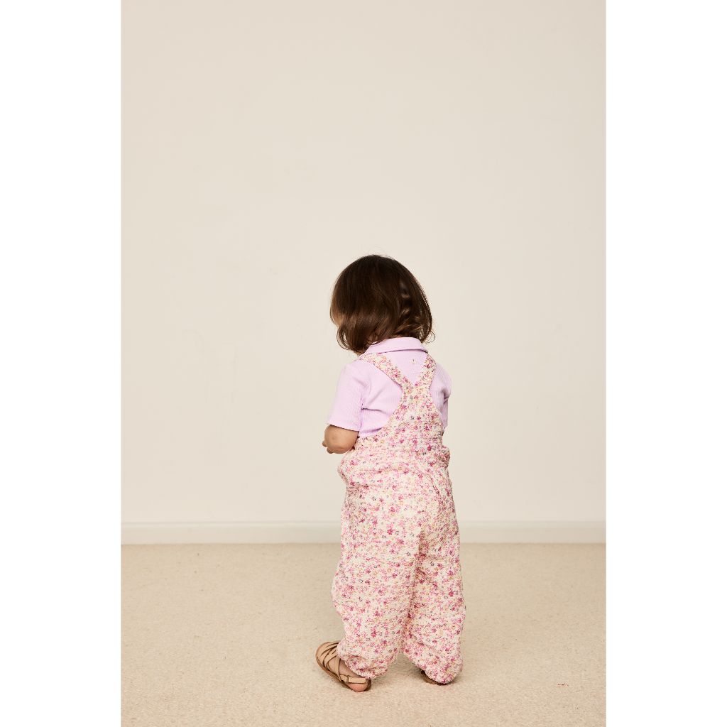 Goldie + Ace Tilly Overalls (Pink Floral)
