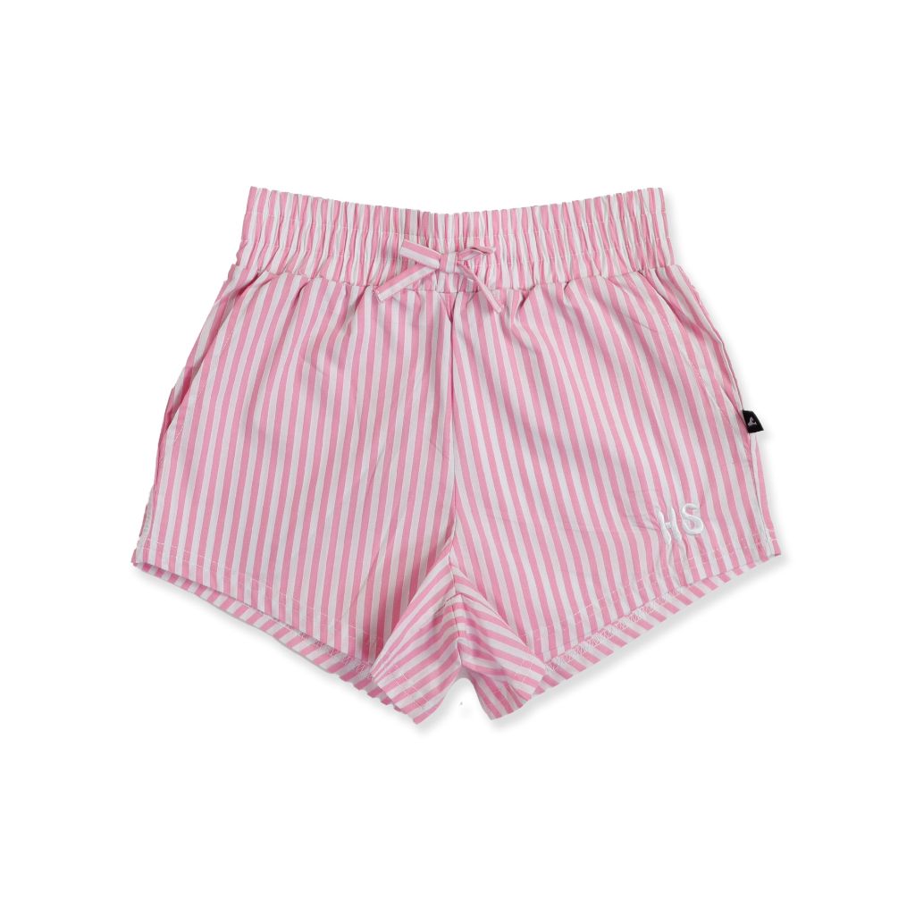 Hello Stranger Coast Shorts (Pink Stripe)