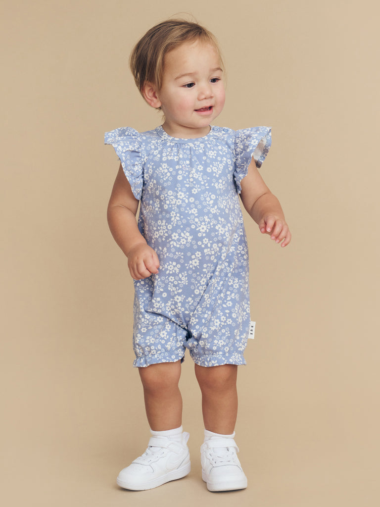 Huxbaby Bubble Onesie (Floral Lake)