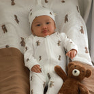 Fledge & Thread Onesie Zip Suit (Teddy Bear)