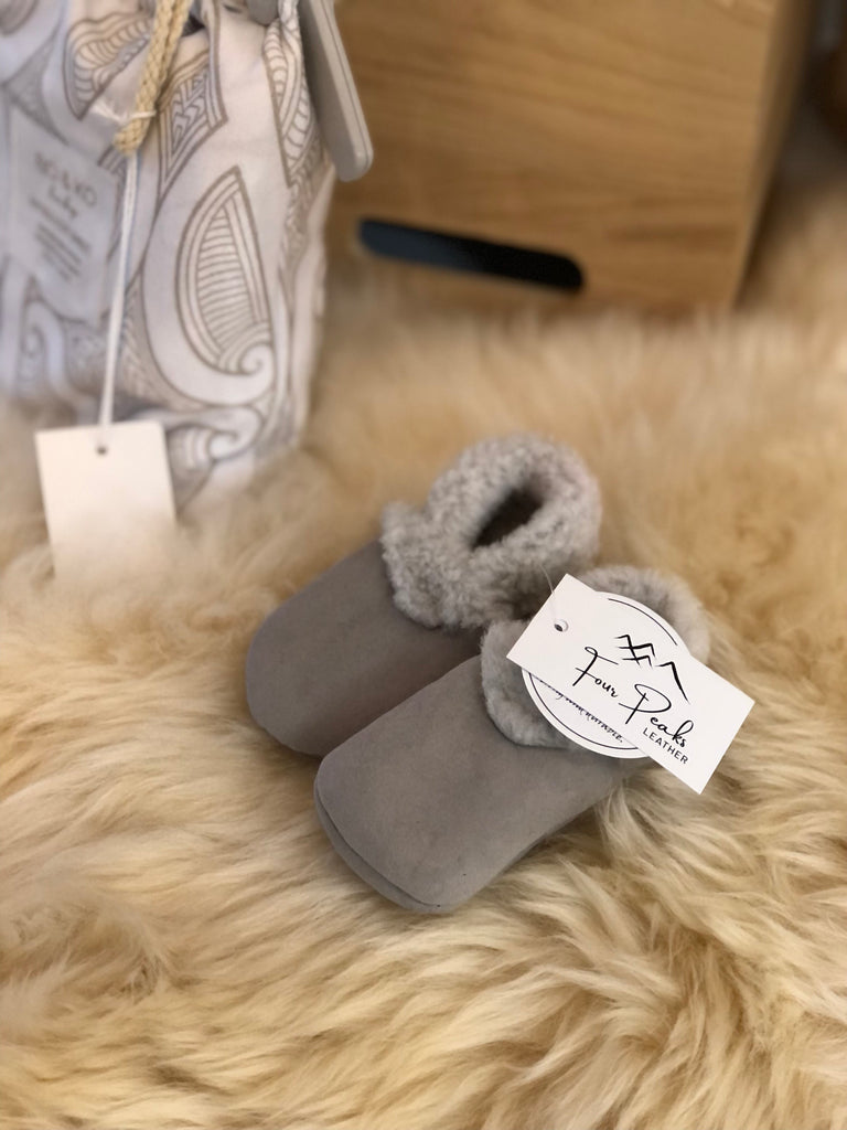 Four Peaks Leather Lambskin Booties (Mink)