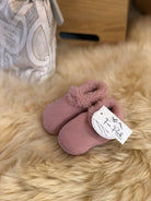 Four Peaks Leather Lambskin Booties (Pastel Pink)