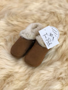 Four Peaks Leather Lambskin Booties (Tan)