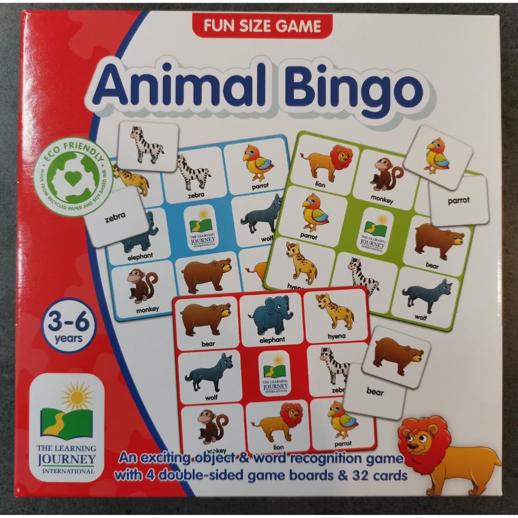 The Learning Journey Animal Bingo