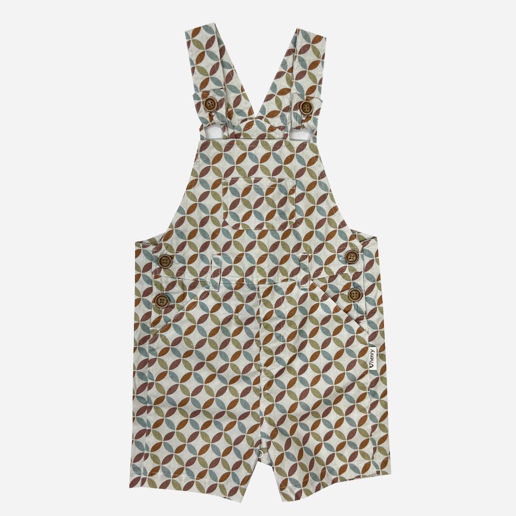 Love Henry Baby Boys Roy Dungarees (Vintage Kaleido)