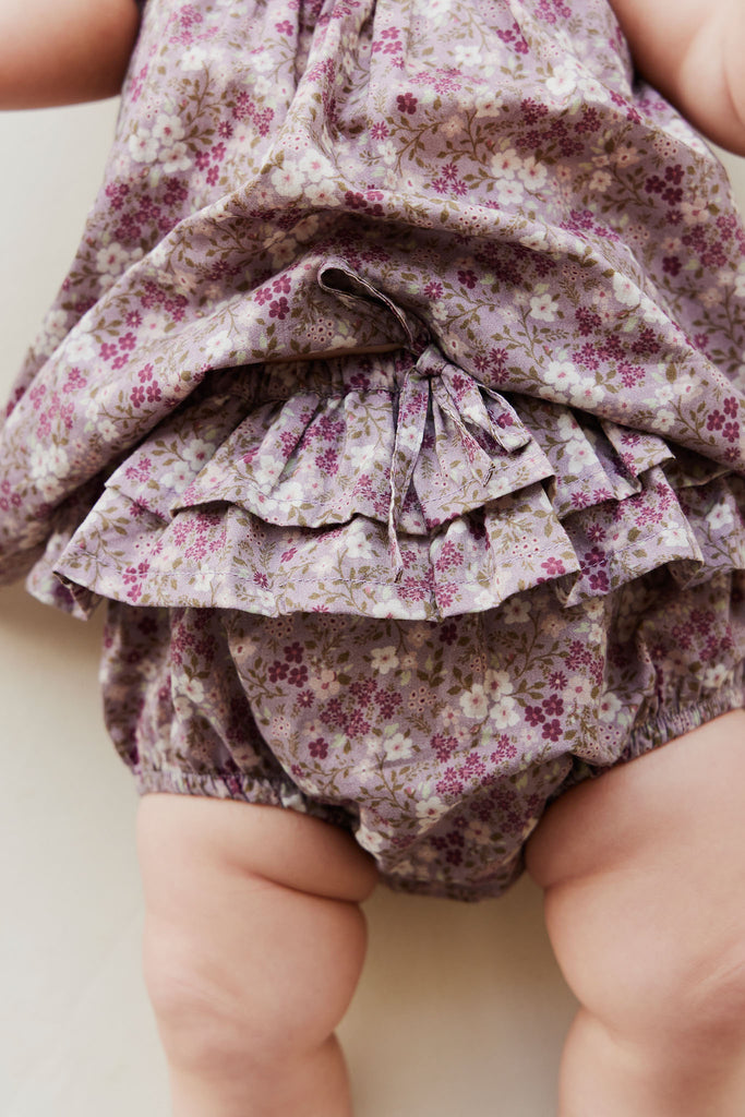 Jamie Kay Organic Cotton Kennedy Bloomers (Pansy Floral Fawn)