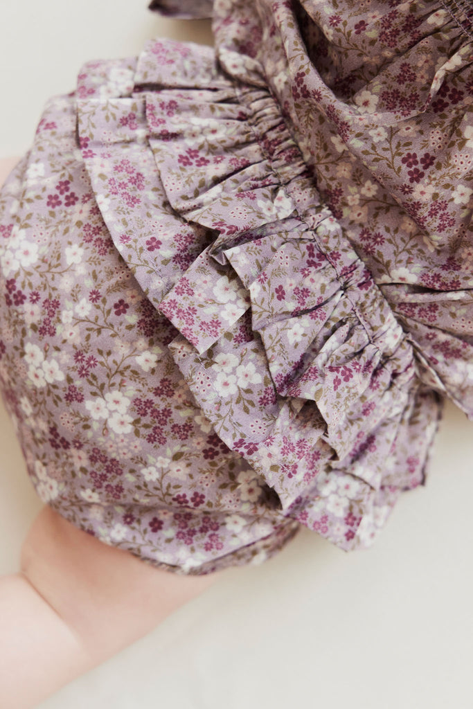 Jamie Kay Organic Cotton Kennedy Bloomers (Pansy Floral Fawn)